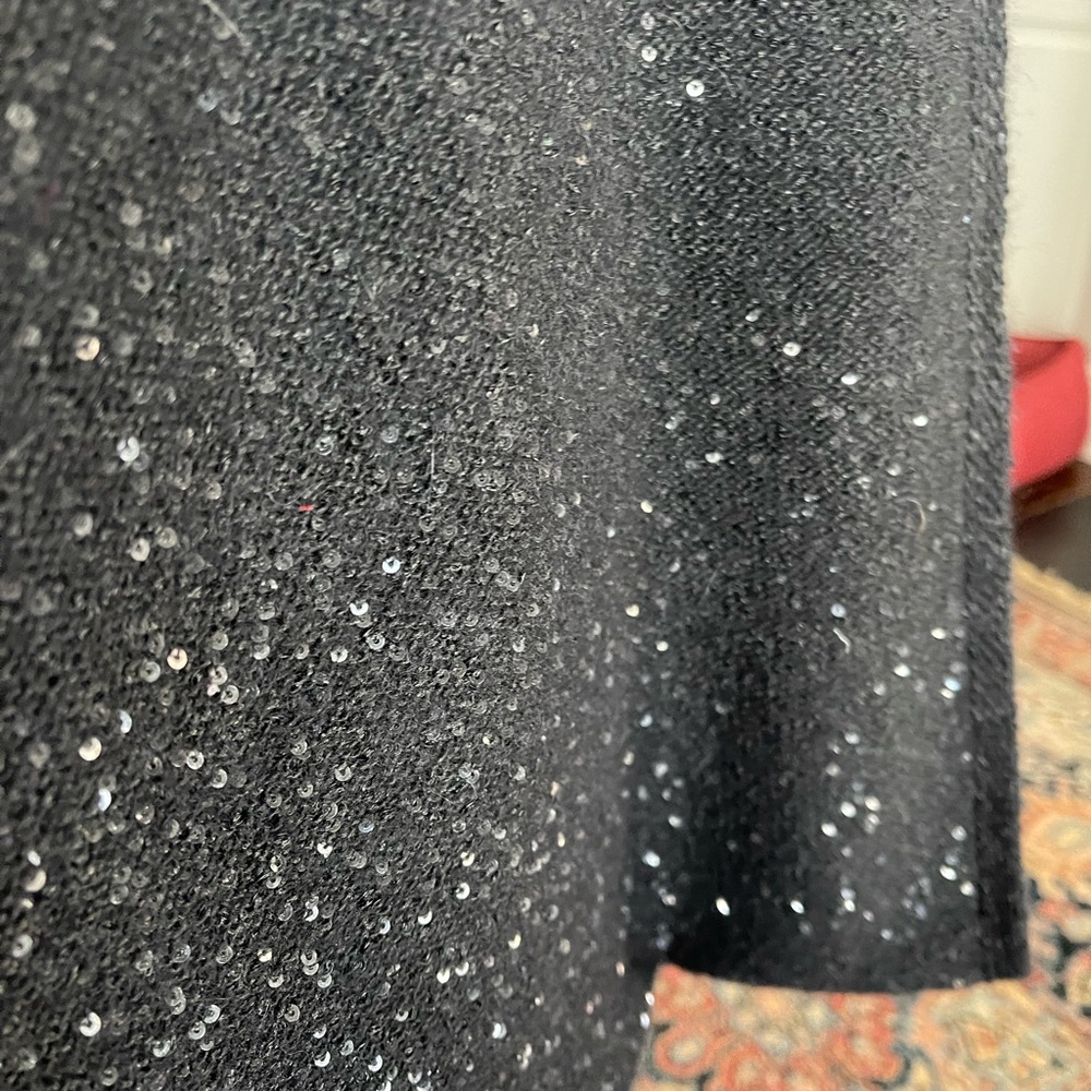 Kate Spade Infinity Scarf Black with sequins